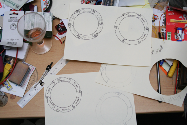 Drawing the clock face