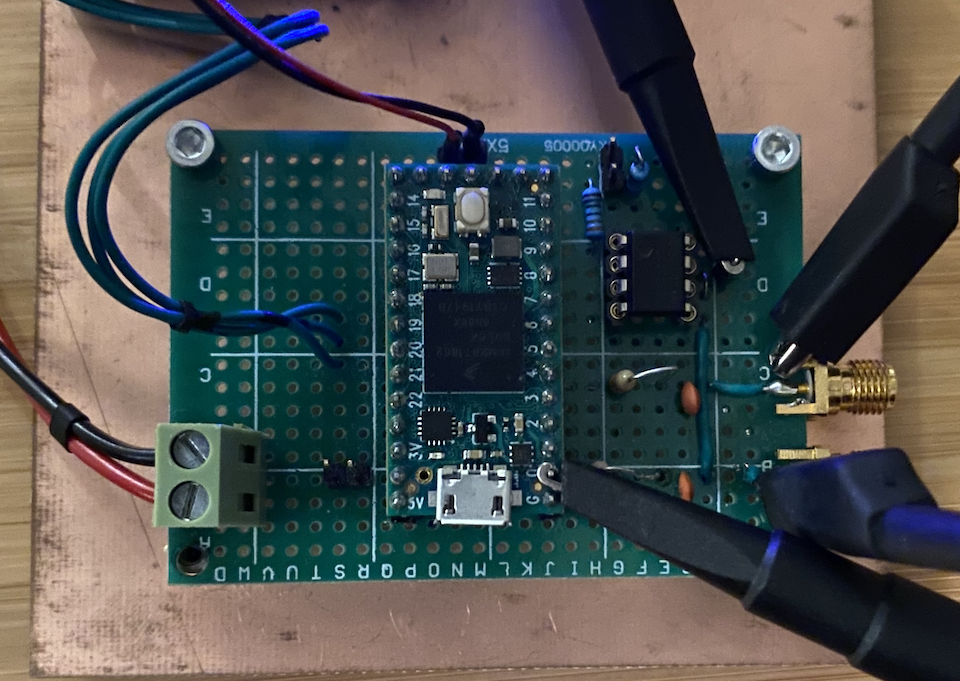 Real Teensy-Op-Amp Circuit